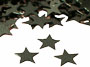 hunter green star confetti